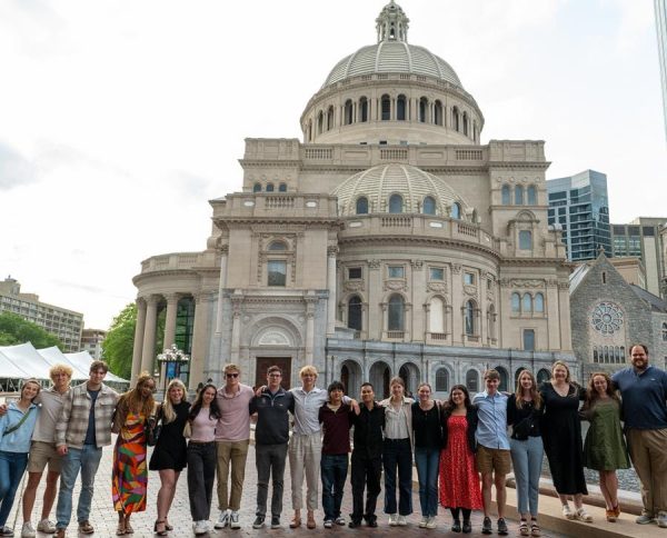Albert Baker Fund scholarship recipients gathered at The Mother Church, Annual Meeting June 2025